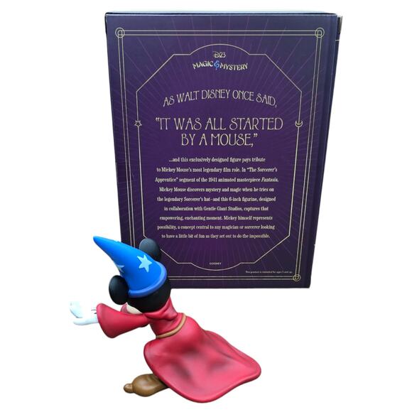 D23 Exclusive Magic & Mystery Sorcerer’s Apprentice Collectible-NEW - Picture 5 of 8